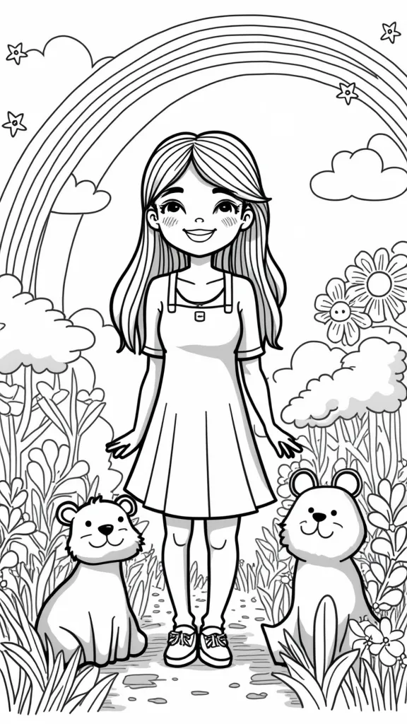 coloriage MS Rachel gratuit